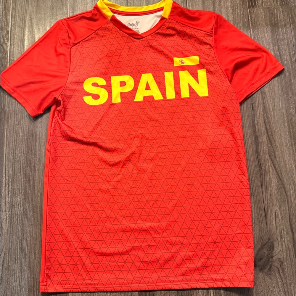 Red Spain Soccer Jersey